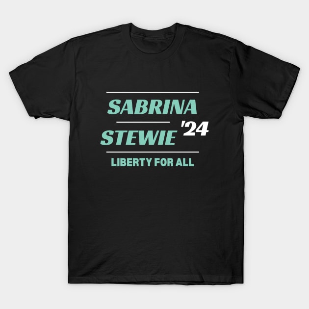 Sabrina Ionescu Breanna Stewart 2024 NY Liberty Basketball T-Shirt by Shine Threads